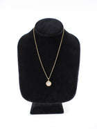 Bvlgari Bvlgari Mini 18k Rose Gold Mother Of Pearl Pendant Necklace