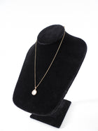 Bvlgari Bvlgari Mini 18k Rose Gold Mother Of Pearl Pendant Necklace