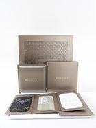 Bvlgari Bvlgari Mini 18k Rose Gold Mother Of Pearl Pendant Necklace