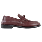 Bottega Veneta Burgundy Red Leather Knot Buckle Astaire Loafer - 39.5