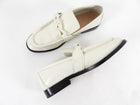 Bottega Veneta Ivory White Leather Astaire Loafer - 39.5