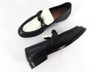 Bottega Veneta Black and White Leather Astaire Loafer - 39.5