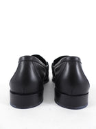 Bottega Veneta Black and White Leather Astaire Loafer - 39.5