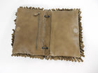 Bottega Veneta Olive Khaki Intrecciato Leather Fringed Shoulder Bag