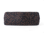 Bottega Veneta Black and Brown Intrecciato Leather Chain Bag
