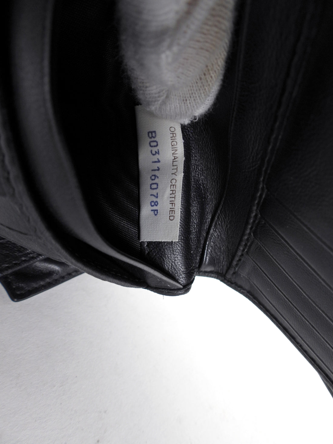 Bottega Venetta Black Intrecciato Leather French Wallet