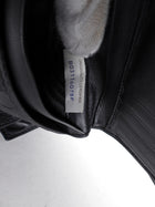Bottega Venetta Black Intrecciato Leather French Wallet