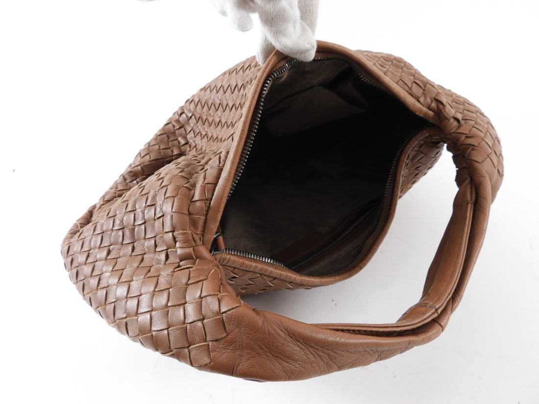 Bottega Veneta Brown Intrecciato Leather Belly Bag