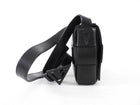 Bottega Veneta Black Woven Leather Medium Cassette Bag