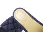 Bottega Veneta Denim Quilt Flat Sandals - 37