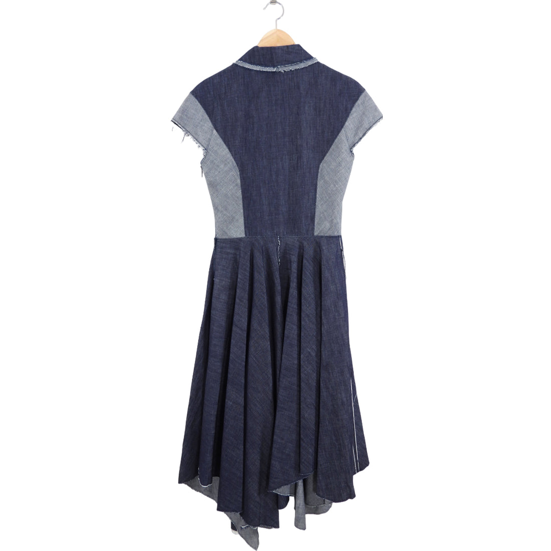 bottega veneta denim dress In Her $10K Bottega Veneta Boots and Denim Dress, Kendall Jenner Is a Fashion Cowgirl