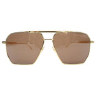 Bottega Veneta Gold Rectangular Sunglasses BV1012S