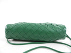 Bottega Veneta Green Intrecciato Leather Mini Pouch Bag