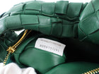 Bottega Veneta Green Intrecciato Leather Mini Jodie Bag