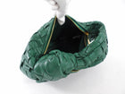 Bottega Veneta Green Intrecciato Leather Mini Jodie Bag