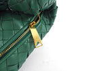 Bottega Veneta Green Intrecciato Leather Mini Jodie Bag