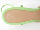 Bottega Veneta Lime Green Chain Stretch Sandals - 40