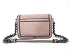 Bottega Veneta Dark Nude Nappa Mirror Clasp Chain Shoulder Bag