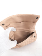 Bottega Veneta Nude Intrecciato Leather Mini Nappa Bag