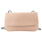 Bottega Veneta Nude Intrecciato Leather Mini Nappa Bag