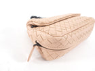 Bottega Veneta Nude Intrecciato Leather Mini Nappa Bag