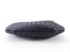 Bottega Veneta Navy Intrecciato Leather Medium Sardine Chain Bag