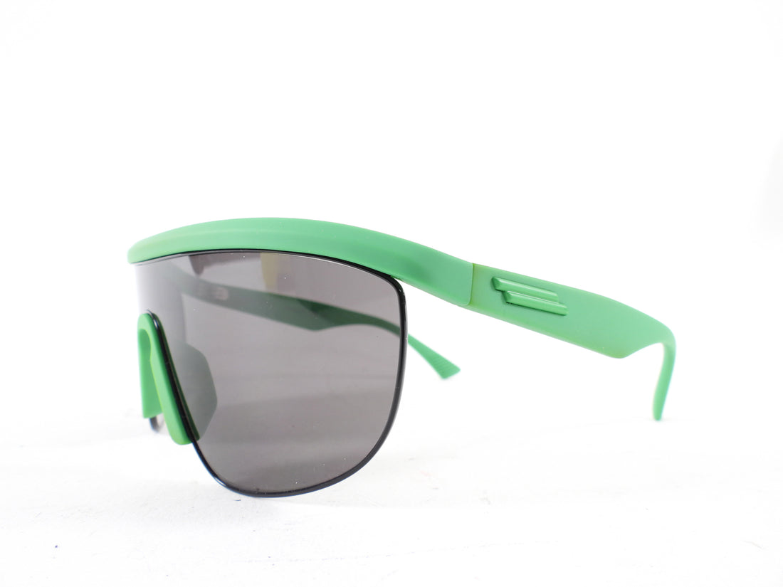 Bottega Veneta Green Shield Sunglasses BV1115S
