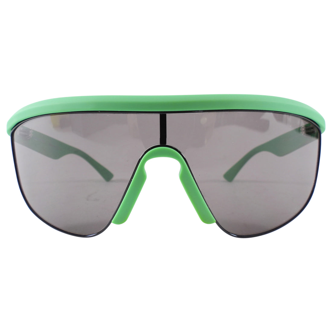 Bottega Veneta Green Shield Sunglasses BV1115S