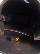 Bottega Veneta Dark Brown Andiamo Intrecciato Leather Phone Pouch