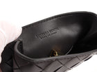 Bottega Veneta Dark Brown Andiamo Intrecciato Leather Phone Pouch