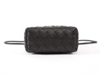 Bottega Veneta Dark Brown Andiamo Intrecciato Leather Phone Pouch