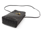 Bottega Veneta Dark Brown Andiamo Intrecciato Leather Phone Pouch