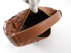 Bottega Veneta Caramel Brown Intrecciato Leather Mini Wallace Bag