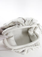 Bottega Veneta White Intrecciato Leather Mini The Pouch Crossbody Bag
