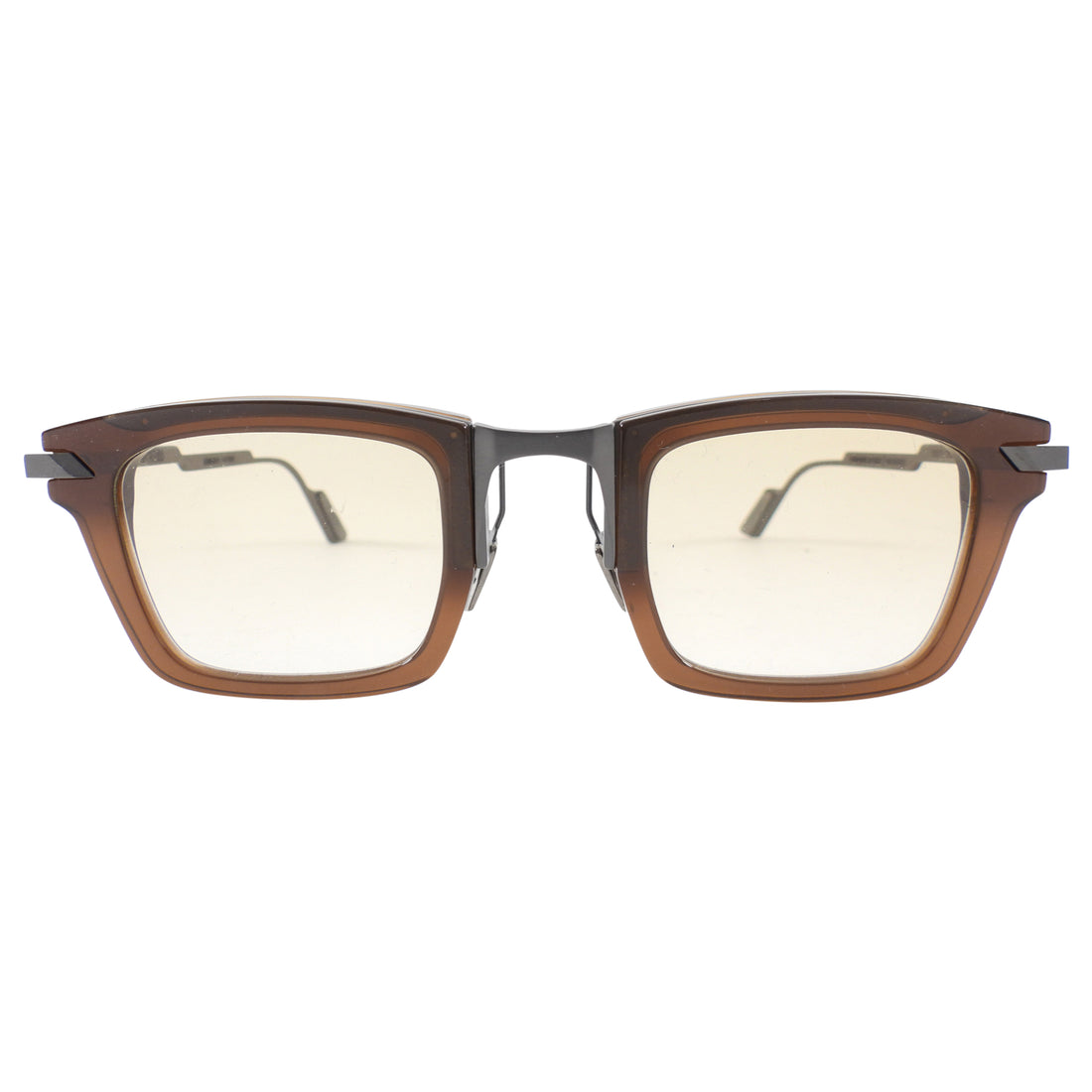 Movitra Mario Black Limited Edition Square Acetate and Metal Sunglasses
