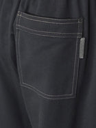 Brunello Cucinelli Black Wide Top Stitch Hem Jogger - S