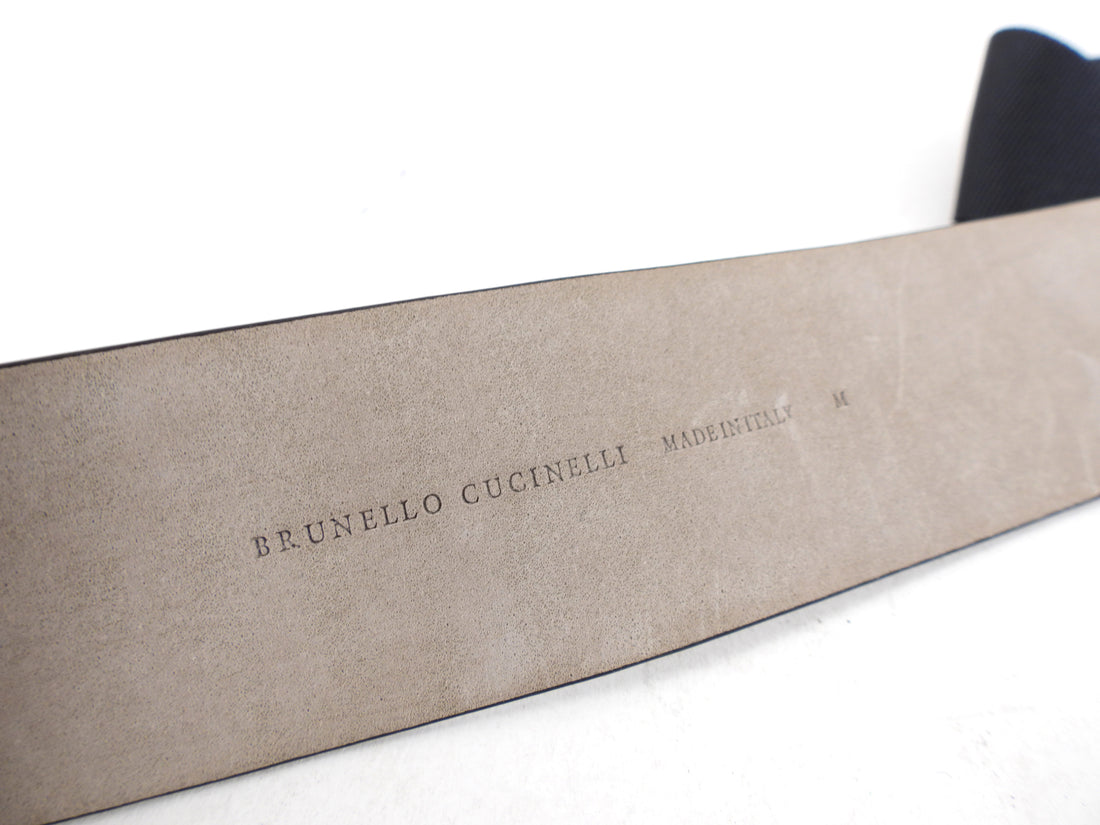 Brunello Cucinelli Leather Ribbon Tie Belt - M