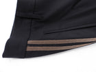 Brunello Cucinelli Black Wool Elastic Waist Taper Trouser - S (4/6)
