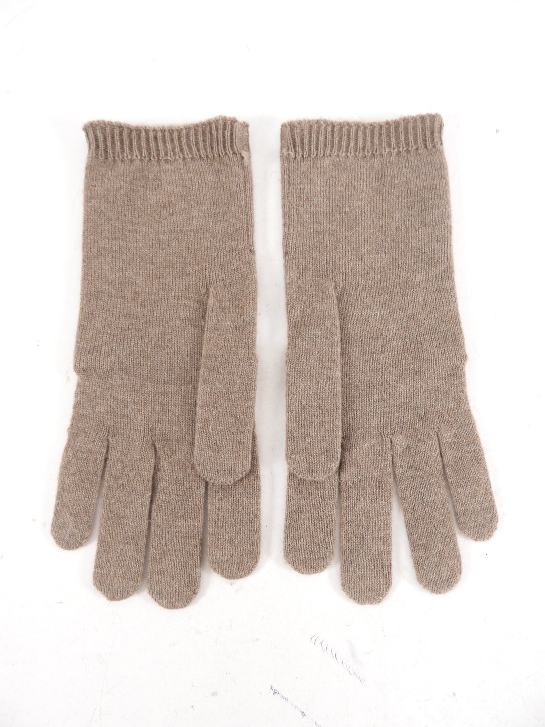 Brunello Cucinelli Taupe Cashmere Knit Monili Gloves