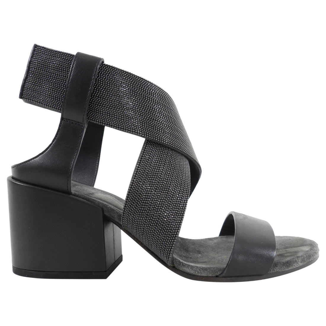 Block heel grey sandals best sale