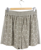 Brunello Cucinelli Eyelet Embroidered Khaki Shorts - S (4/6)