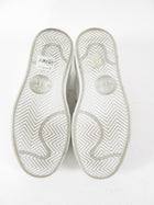Brunello Cucinelli White Knit Low Top Sock Sneaker - 37