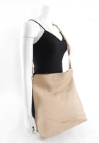 Burberry Beige Grained Leather 2 Way Shoulder Bag / Clutch