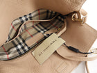 Burberry Beige Grained Leather 2 Way Shoulder Bag / Clutch