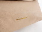 Burberry Beige Grained Leather 2 Way Shoulder Bag / Clutch