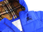 Burberry Children Blue Down Puffer Jacket - 6M