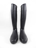 Burberry tall Black Rubber Riding Boot - 39 / 8.5