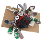 Burberry Red and Green Knit Wool Crab Bag Charm