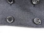 Burberry Brit Grey Wool Double Row Buttons Coat - IT42 / USA 6