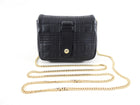 Burberry Micro Lola TB Black Leather Quilted Crossbody Bag